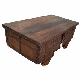 Baule Alexandra House Living Marrone Legno Riciclato 59 x 49 x 106 cm di Alexandra House Living, Tavoli - Rif: D1631927, Prez...