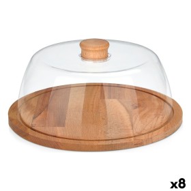 Tabla para Quesos Quttin Madera 24 x 24 x 11 cm (8 Unidades)