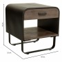 Nightstand Alexandra House Living Brown 52 x 56 x 50 cm | Tienda24 Tienda24.eu