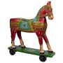 Figurine Décorative Alexandra House Living Bois de manguier Cheval 36 x 96 x 86 cm | Tienda24 Tienda24.eu