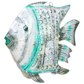 Figura Decorativa Alexandra House Living Multicolor Hierro Peces 83 x 16 x 51 cm | Tienda24 Tienda24.eu