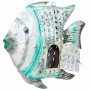 Decorative Figure Alexandra House Living White Green Mango wood Fish 15 x 65 x 80 cm | Tienda24 Tienda24.eu