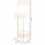 Suporte para Vasos Alexandra House Living Branco Metal Ferro 25 x 158 x 40 cm | Tienda24 Tienda24.eu