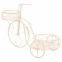 Soporte para Maceta Alexandra House Living Blanco Metal Hierro Bicicleta 30 x 61 x 55 cm | Tienda24 Tienda24.eu