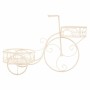 Soporte para Maceta Alexandra House Living Blanco Metal Hierro Bicicleta 30 x 61 x 55 cm | Tienda24 Tienda24.eu