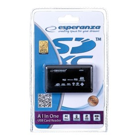 External Card Reader Esperanza EA117 Black by Esperanza, External Memory Card Readers - Ref: S9119955, Price: 6,36 €, Discoun...