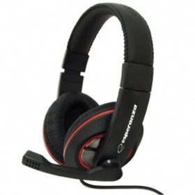 Headphones Esperanza EH118 Black Red by Esperanza, Headphones and accessories - Ref: S9119964, Price: 8,58 €, Discount: %