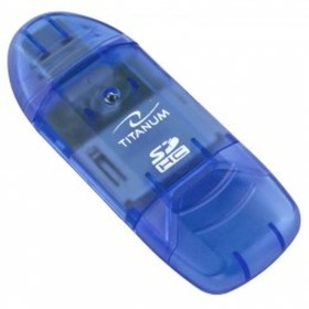 External Card Reader Titanum TA101B Blue by Titanum, External Memory Card Readers - Ref: S9120070, Price: 1,91 €, Discount: %