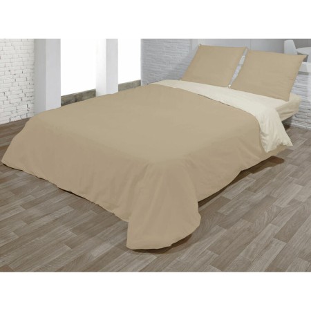 Juego de funda nórdica Hosteline VEGAS Beige Cama de 150 3 Piezas | Tienda24 Tienda24.eu