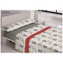 Jeu de draps Happy Home YOUNG Gris Lit 1 persone | Tienda24 Tienda24.eu