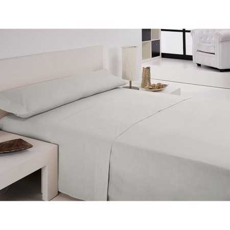 Jeu de draps Hosteline IRIS Blanc Gran lit 2 persones | Tienda24 Tienda24.eu