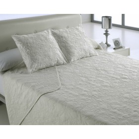 Bedspread (quilt) Decolores Liso Stone | Tienda24 Tienda24.eu