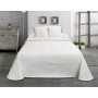 Colcha Hosteline ESPIGA Blanco Cama de 150 (1 Pieza) | Tienda24 Tienda24.eu