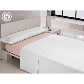 Drap housse Hosteline IRIS PREMIUM Blanc Lit ½ persones | Tienda24 Tienda24.eu