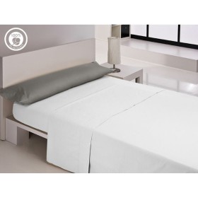 Juego de Sábanas Alexandra House Living Greta Gris Perla Cama de 150 3 Piezas | Tienda24 Tienda24.eu