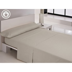 Juego de Sábanas Alexandra House Living QUTUN Gris Perla Cama de 90 3 Piezas | Tienda24 Tienda24.eu