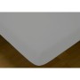 Fitted bottom sheet Hosteline MONACO LISO Pearl Gray | Tienda24 Tienda24.eu