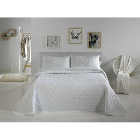 Bedspread (quilt) Pierre Cardin DOTS White Single (2 Pieces) | Tienda24 Tienda24.eu