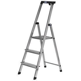 3-step folding ladder Krause 126313 Silver Aluminium by Krause, Folding Steps - Ref: S9120940, Price: 70,06 €, Discount: %