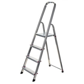 4-step folding ladder Krause 000705 Silver Aluminium by Krause, Folding Steps - Ref: S9120950, Price: 62,28 €, Discount: %