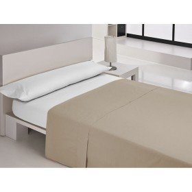 Sábana Encimera HappyFriday Basic Verde Cama de 105 | Tienda24 Tienda24.eu