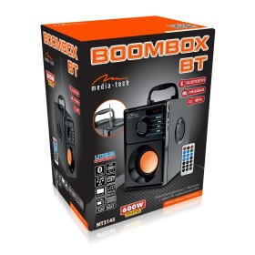 Altifalante Bluetooth Media Tech BoomBox BT MT3145 V2 Preto 600 W de Media Tech, Auriculares portáteis e altifalantes com por...