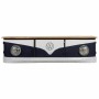 Sideboard Alexandra House Living White Natural Navy Blue Metal Mango wood 50 x 50 x 183 cm by Alexandra House Living, Sideboa...