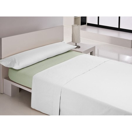 Drap housse Happy Home MIX COLORS Vert Gran lit 2 persones | Tienda24 Tienda24.eu