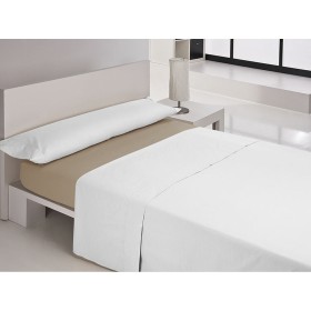 Sábana Bajera Ajustable Alexandra House Living QUTUN Blanco 200 x 200 cm 200 x 1 x 200 cm | Tienda24 Tienda24.eu