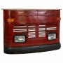 Bar porte-bouteilles Alexandra House Living Drive Rouge 47 x 105 x 153 cm de Alexandra House Living, Rangements - Réf : D1632...