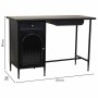 Desk Alexandra House Living Black 50 x 80 x 120 cm by Alexandra House Living, Computer desks and tables - Ref: D1632023, Pric...