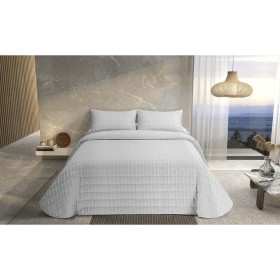 Bedspread (quilt) Pierre Cardin LORENA Anthracite Double (3 Pieces) | Tienda24 Tienda24.eu