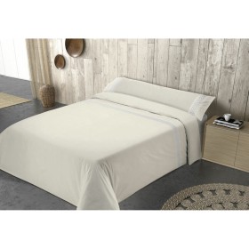 Bettdeckenbezug HappyFriday Basic Oxford Beige 155 x 220 cm | Tienda24 Tienda24.eu