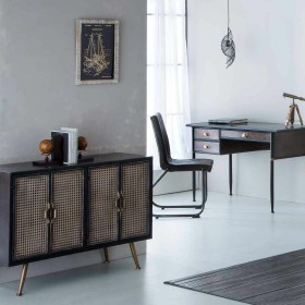 Buffet Alexandra House Living Fer Bois d'épicéa Bois MDF 35 x 93 x 140 cm | Tienda24 - Global Online Shop Tienda24.eu