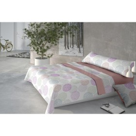 Bedding set D'Or PARIS Light mauve Double Franela | Tienda24 Tienda24.eu