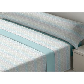 Pillowcase Alexandra House Living Blue Celeste 45 x 110 cm | Tienda24 Tienda24.eu