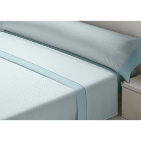 Jeu de draps D'Or SEDALINA DARCY Bleu Lit 1 persone | Tienda24 Tienda24.eu