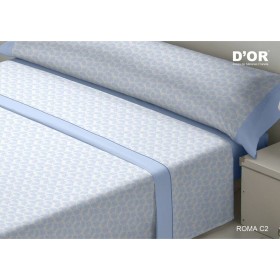 Juego de Sábanas Alexandra House Living Negro Cama de 150 3 Piezas | Tienda24 Tienda24.eu