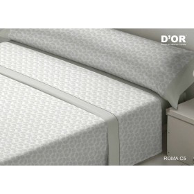 Top sheet Hosteline IRIS PREMIUM White Single | Tienda24 Tienda24.eu