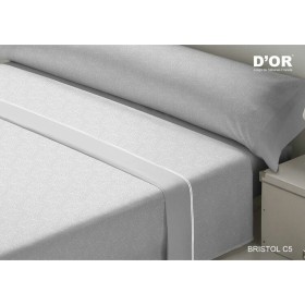 Drap housse Alexandra House Living Crème 90 x 200 cm | Tienda24 Tienda24.eu