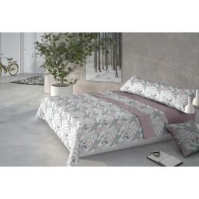 Pillowcase Alexandra House Living Pearl Gray 45 x 155 cm | Tienda24 Tienda24.eu