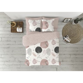 Bettdeckenbezug Alexandra House Living Weiß Double size 220 x 220 cm | Tienda24 Tienda24.eu