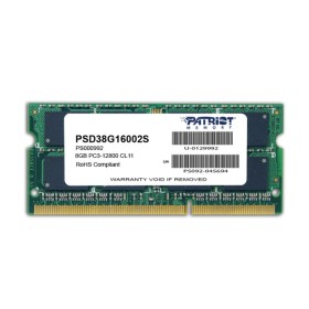 Mémoire RAM Patriot Memory 8GB PC3-12800 DDR3 8 GB CL11 de Patriot Memory, Mémoire principale - Réf : S9122648, Prix : 24,31 ...