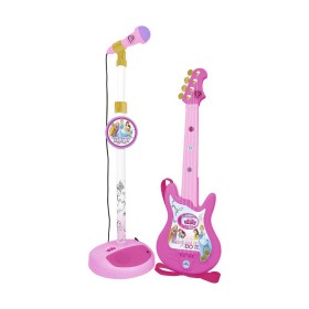 Guitarra Infantil Reig Micrófono Rosa Princesas Disney