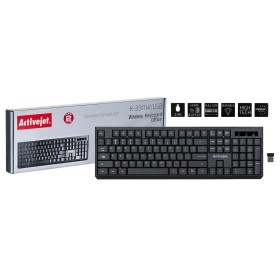 Keyboard Activejet K-3911W Black QWERTY by Activejet, Keyboards - Ref: S9122973, Price: 8,74 €, Discount: %