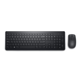 Keyboard and Mouse Dell KM3322W Qwerty US Black QWERTY by Dell, Keyboard & Mouse Sets - Ref: S9123074, Price: 33,12 €, Discou...