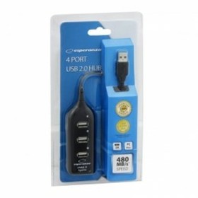 Hub USB Esperanza EA116 Noir de Esperanza, Hubs de réseau - Réf : S9123186, Prix : 5,28 €, Remise : %