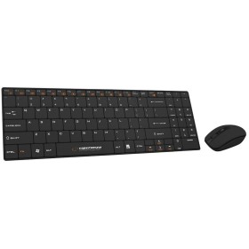 Keyboard and Mouse Esperanza EK122K Black QWERTY by Esperanza, Keyboard & Mouse Sets - Ref: S9123200, Price: 22,29 €, Discoun...