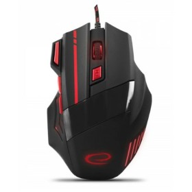 Optical mouse Esperanza EGM201R Black/Red by Esperanza, Mice - Ref: S9123221, Price: 7,11 €, Discount: %