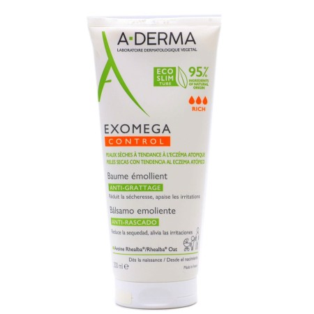 Gel de Ducha A-Derma Exomega 200 ml | Tienda24 Tienda24.eu